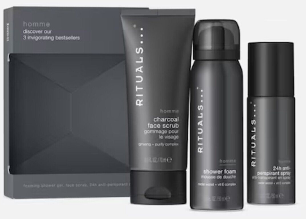 Produits Rituals homme pour le corps, les cheveux et le parfum